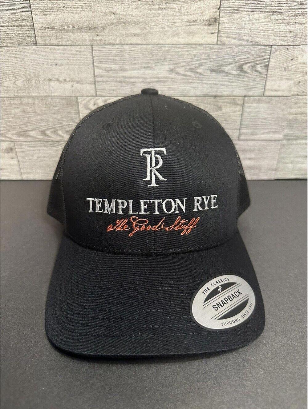 Templeton Rye Whiskey Trucker Hat Snapback The Good Stuff Distillery